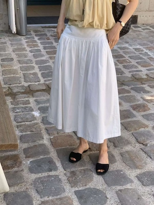 (予約) ounce / Barrett shirring skirt