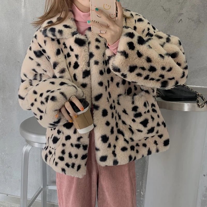 受注】Dalmatian fur coat（ダルメシアンファーコート） | pino
