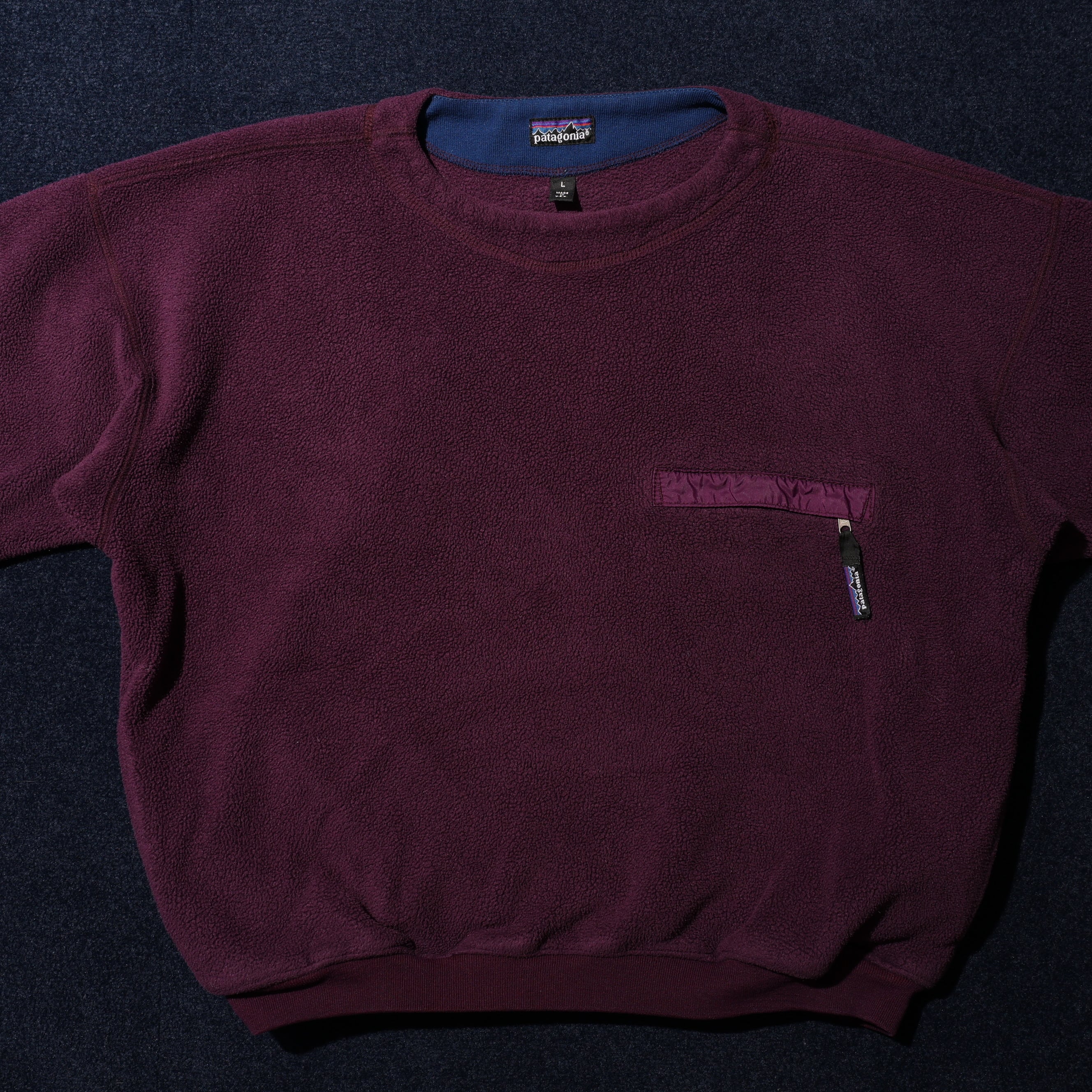 美品 L 91年 USA Lightweight Synchilla Crew Patagonia ライト