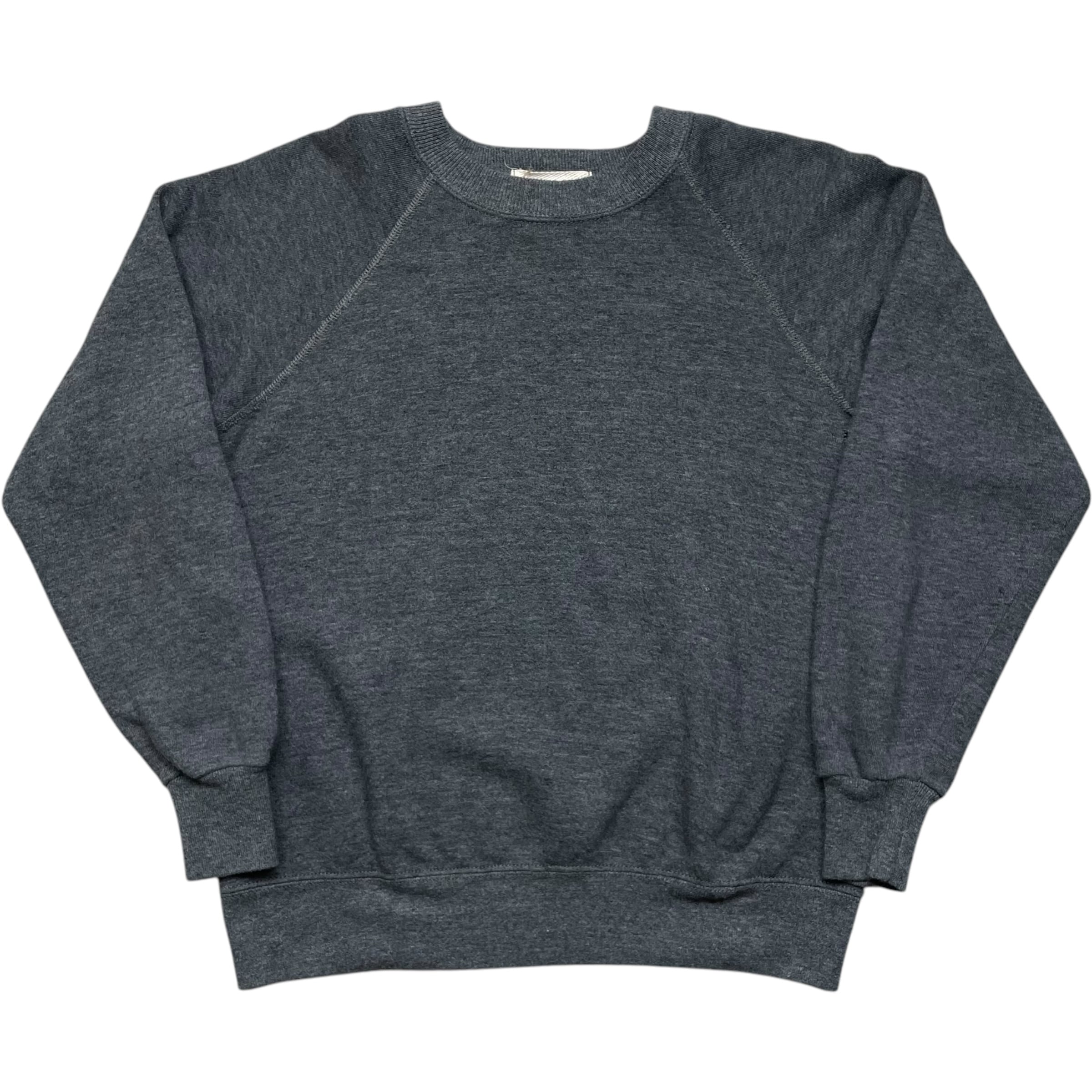 《M》 OLD GAP オールドギャップ スウェット ラグランスリーブ グレー 無地 USA製 80年代 vintage no.6521