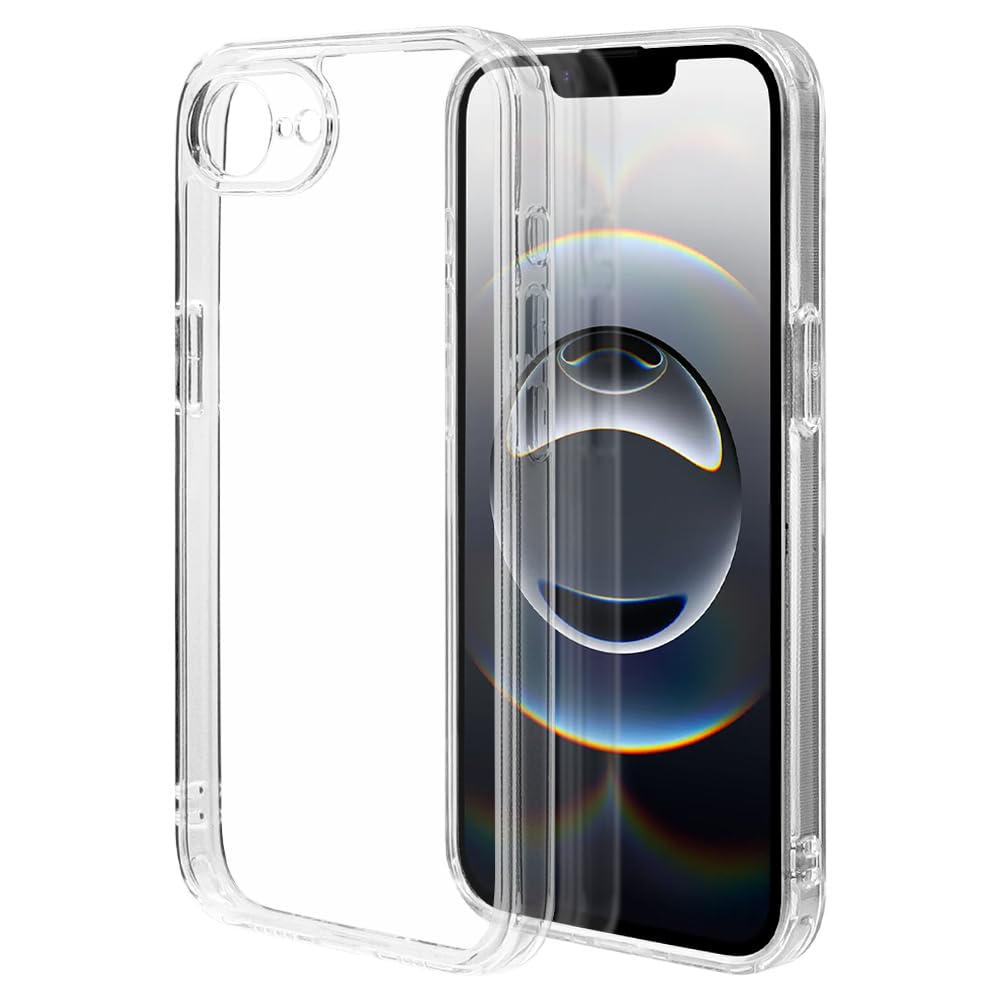 ラスタバナナ ケース カバー iPhone16 e 専用 ハイブリッド 耐衝撃吸収 極限保護 透明 クリア RHINOX 8643IP5EHALCL