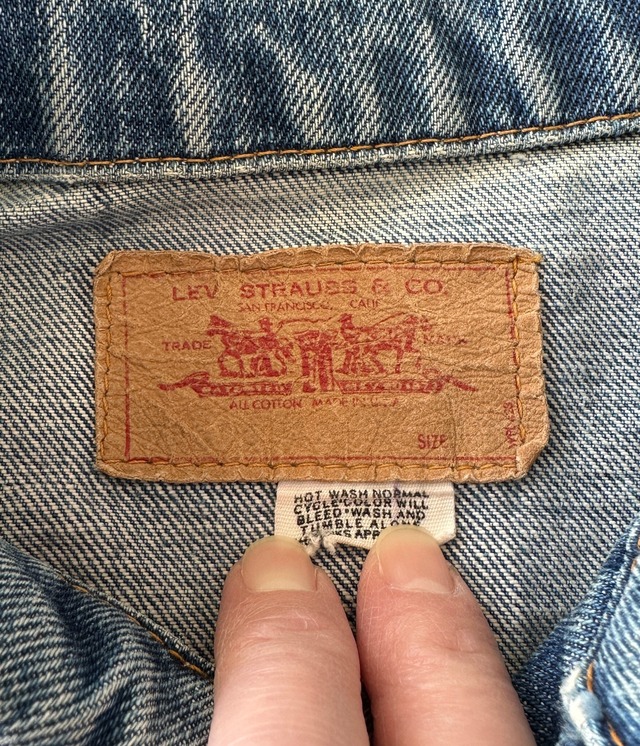 -Levi's- Vintage 70s Big E denim Jacket