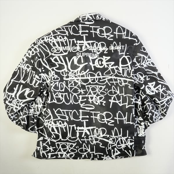 M Supreme painted leather jacket