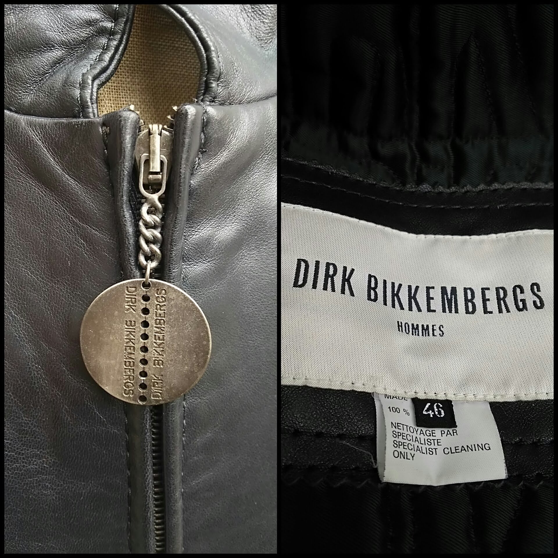 イタリア製】ダークビッケンバーグDIRK BIKKEMBERGS HOMME/美品/切替