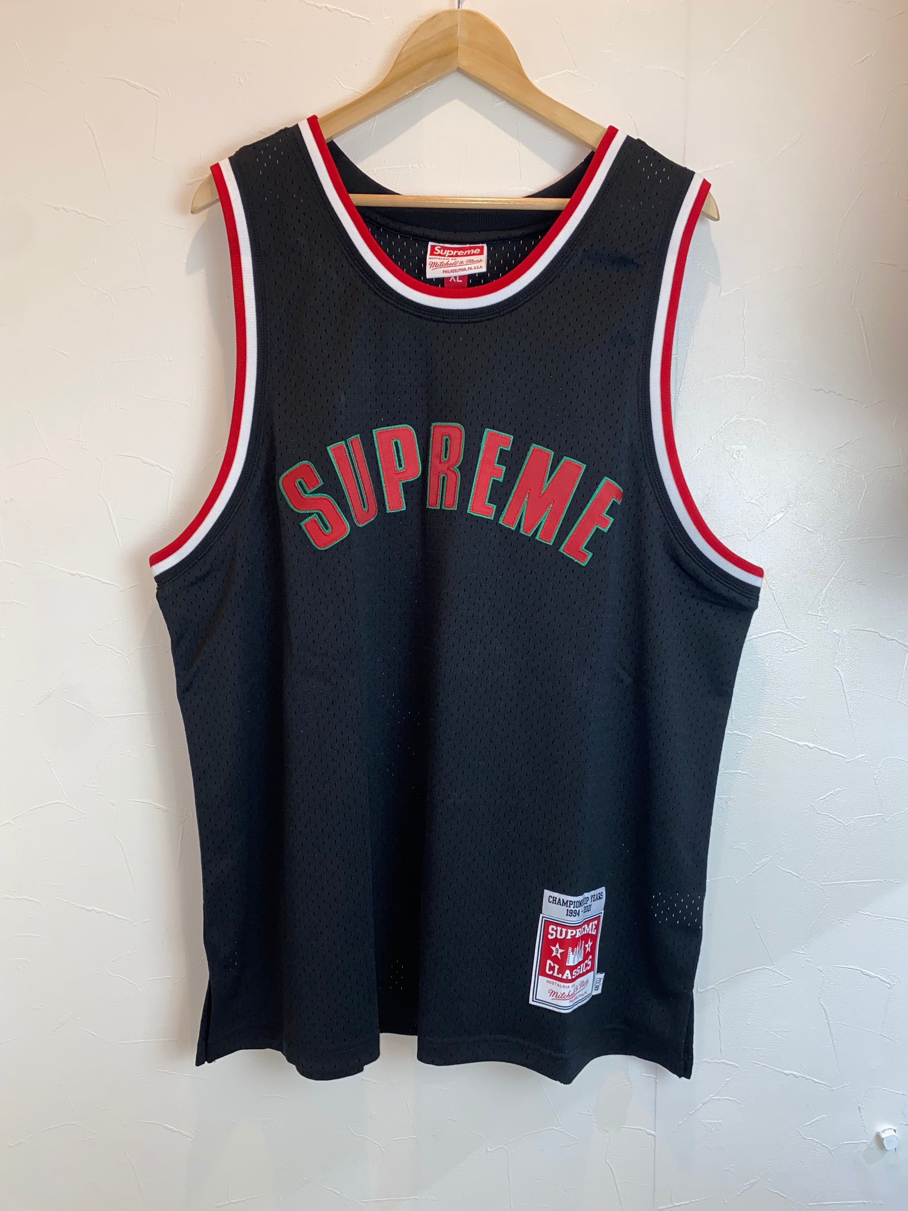 SUPREME × MITCHELL & NESS BASKETBALL JERSEY XL | M＆M Select shop