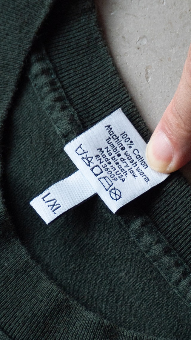 "Calvin Klein Jeans" 1990s MADE IN U.S.A. logo tee