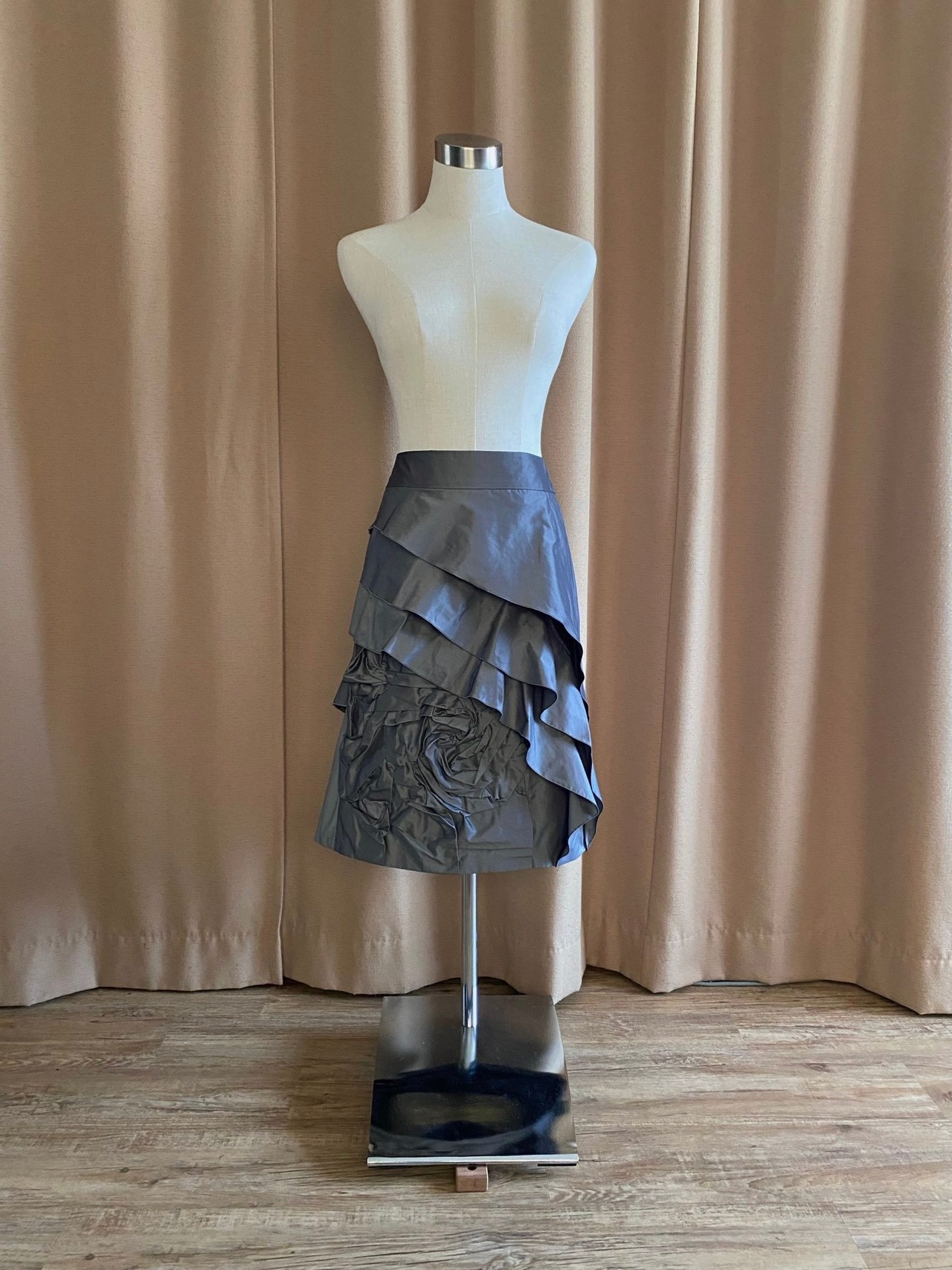 LANVIN COLLECTION rose design skirt-4300-8