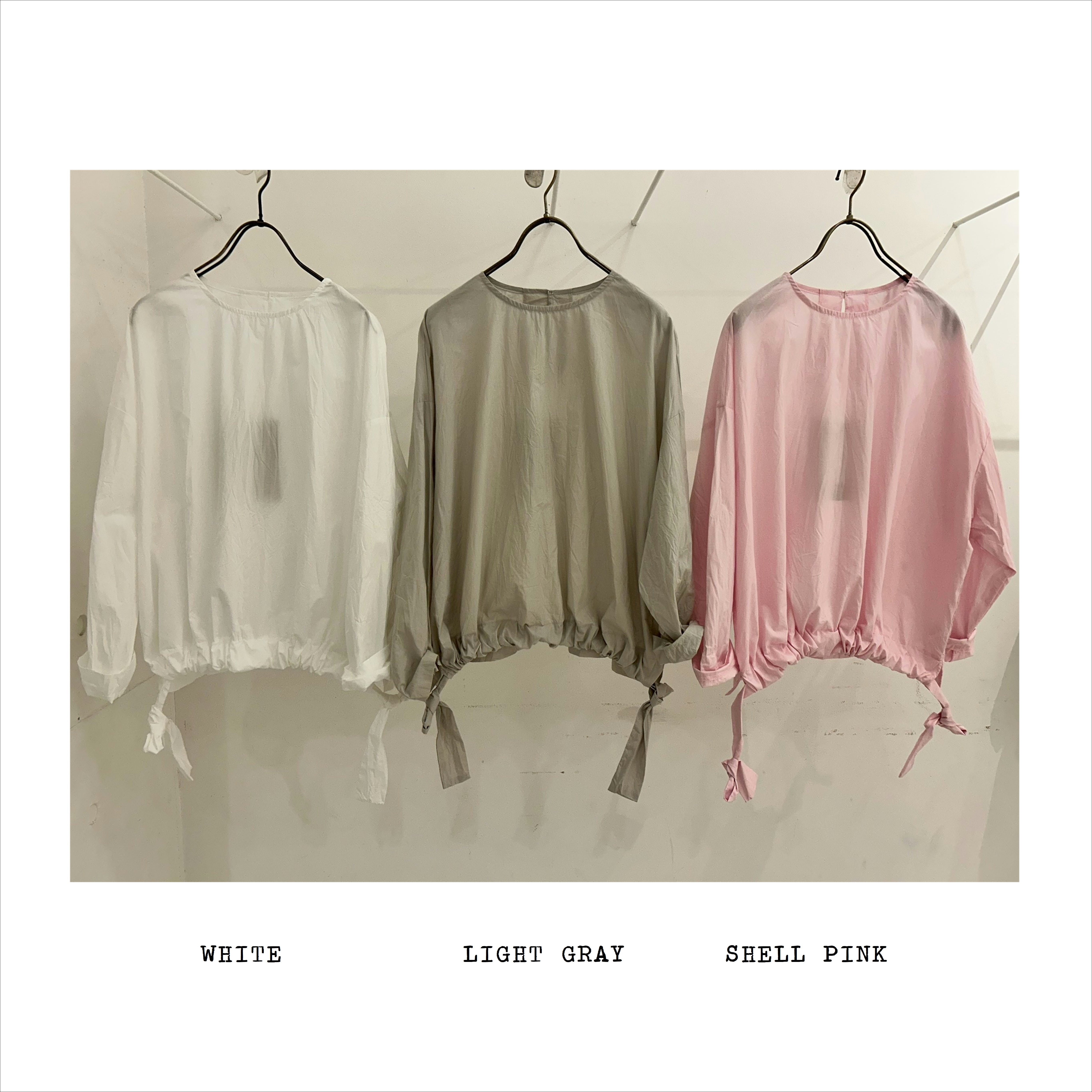 タイムセール 新品 (g) グラム タイプライターヘムリボンプルオーバー g_665 TYPEWRITER HEM RIBBON PULLOVER | gram