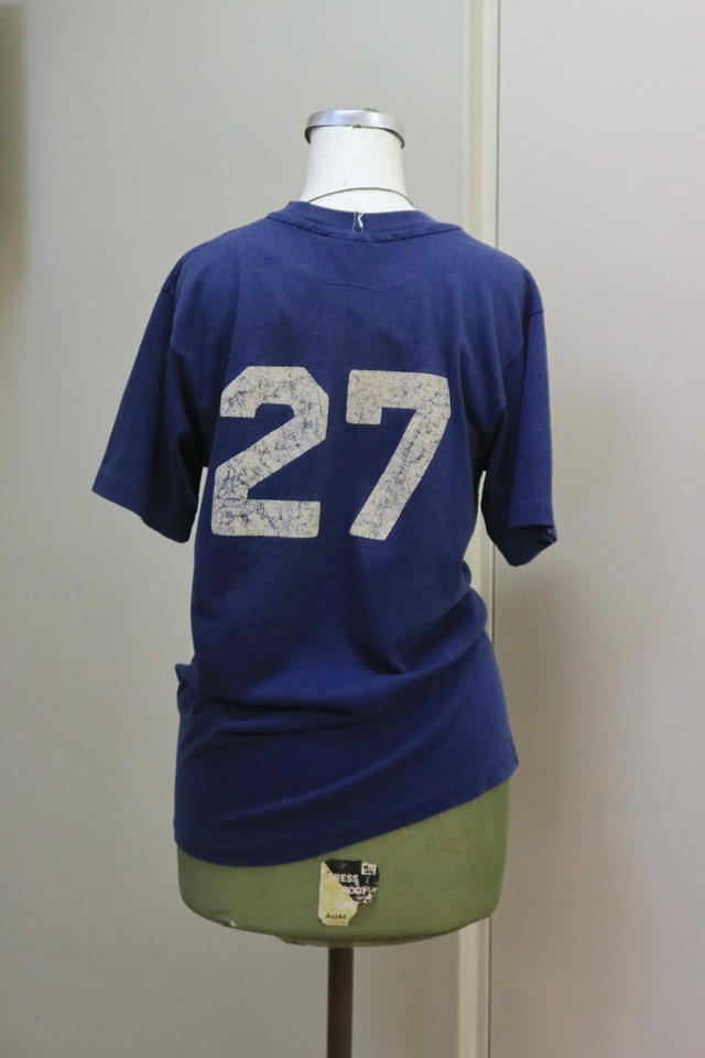 80s hanes navy numbering soccer t-shirt