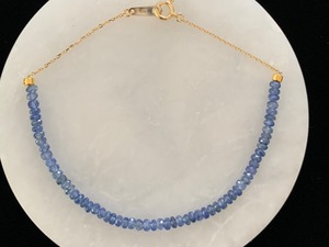 ブレスレット　100100100076　サファイヤブレスレット