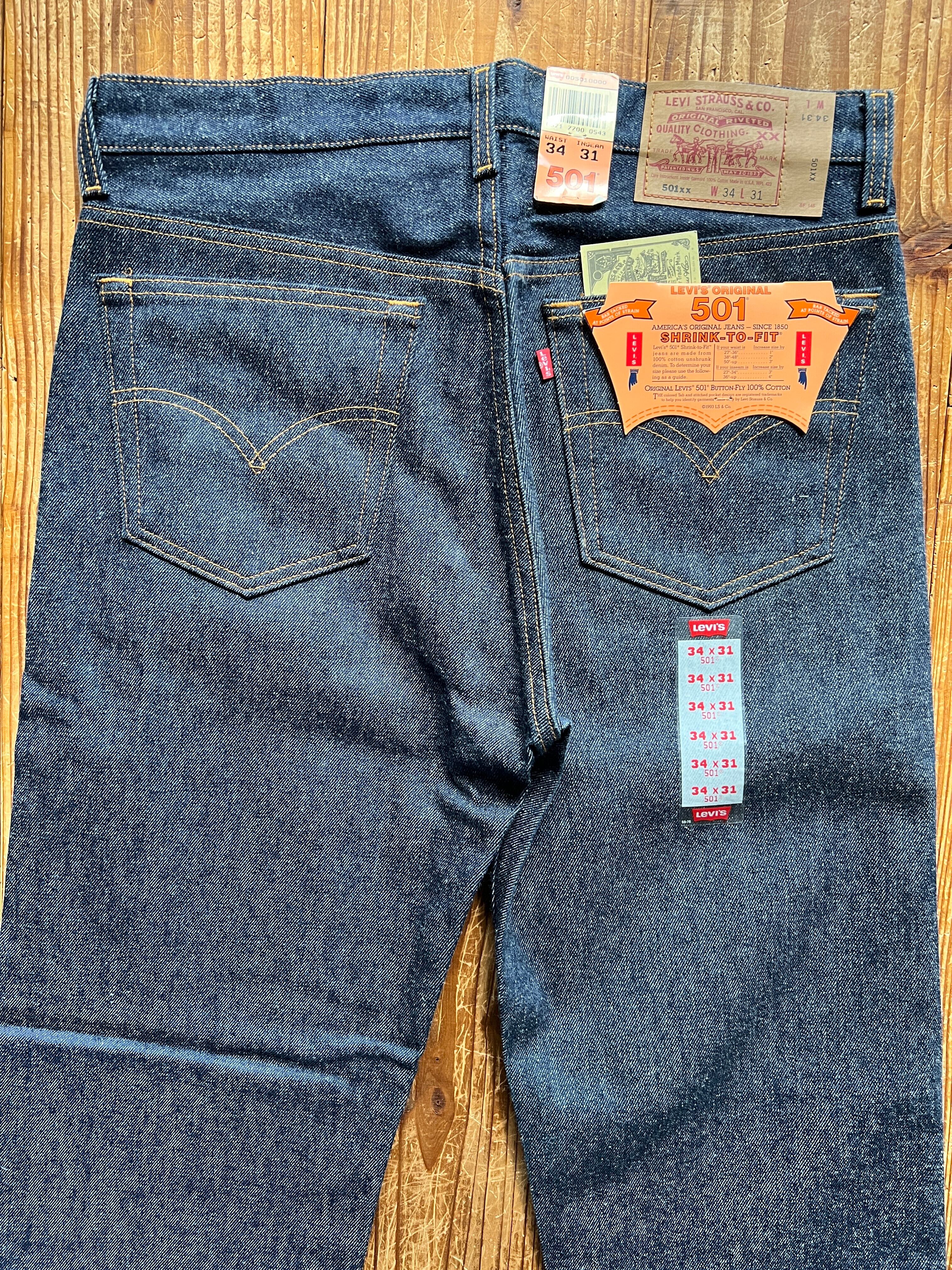 90's Levi's 501 デニムパンツ DEADSTOCK 表記(34×31) USA製