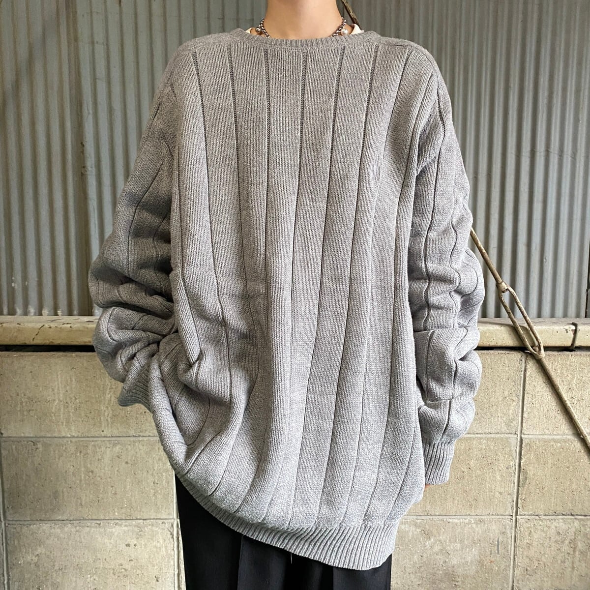 ビッグサイズ Nautica ノーティカ コットンニットセーター メンズxxl 古着 グレー ニットセーター Cave 古着屋 公式 古着通販サイト ビッグサイズ Nautica ノーティカ コットンニットセーター メンズxxl 古着 グレー ニットセーター Cave 古着屋 公式 古着通販サイト