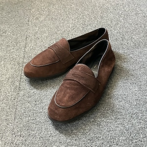 ferrante SUEDE COIN LOAFERS《8 1/2》