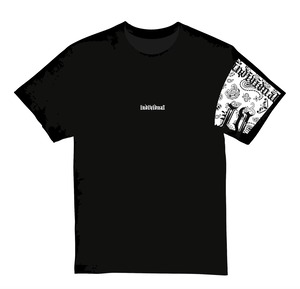 WESTSIDE paisley pattern black tee