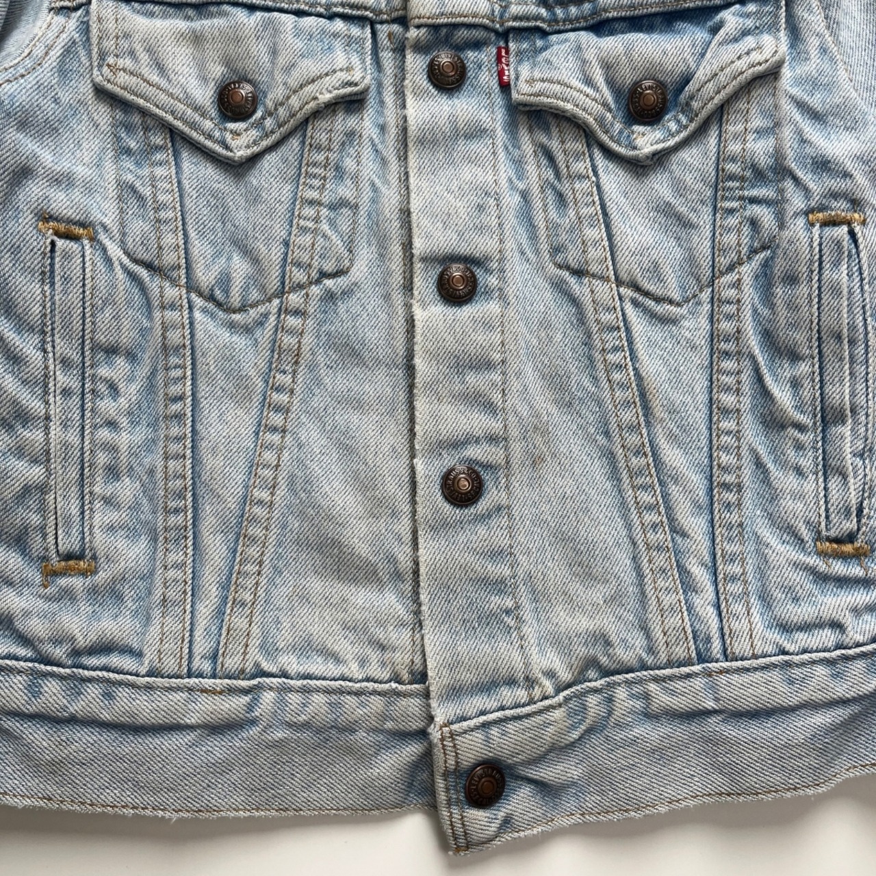 ＜VINTAGE＞Kids Levi's Denim Jacket 10Y (2610JK06)｜キッズ  リーバイス ヴィンテージ デニムジャケット - 5