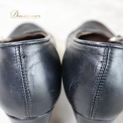 フラメンコ 衣装 シューズ 6サイズ ガジャルド gallardo ブラック系 黒 釘 釘有り ヒール 靴 くつ ストラップ ベルト シンプル オールブラック レッスン 練習 イベント ステージ