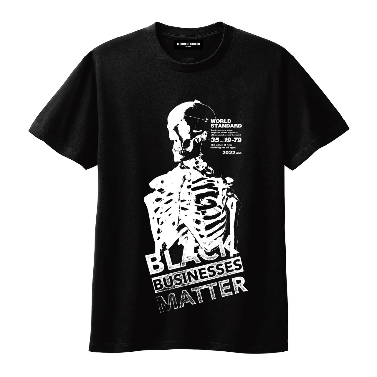 WORLD STANDARD/クルーネックプリントTシャツ/WSHT-034