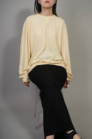 LONG SLEEVE TOPS (BEIGE) 2207-42-2