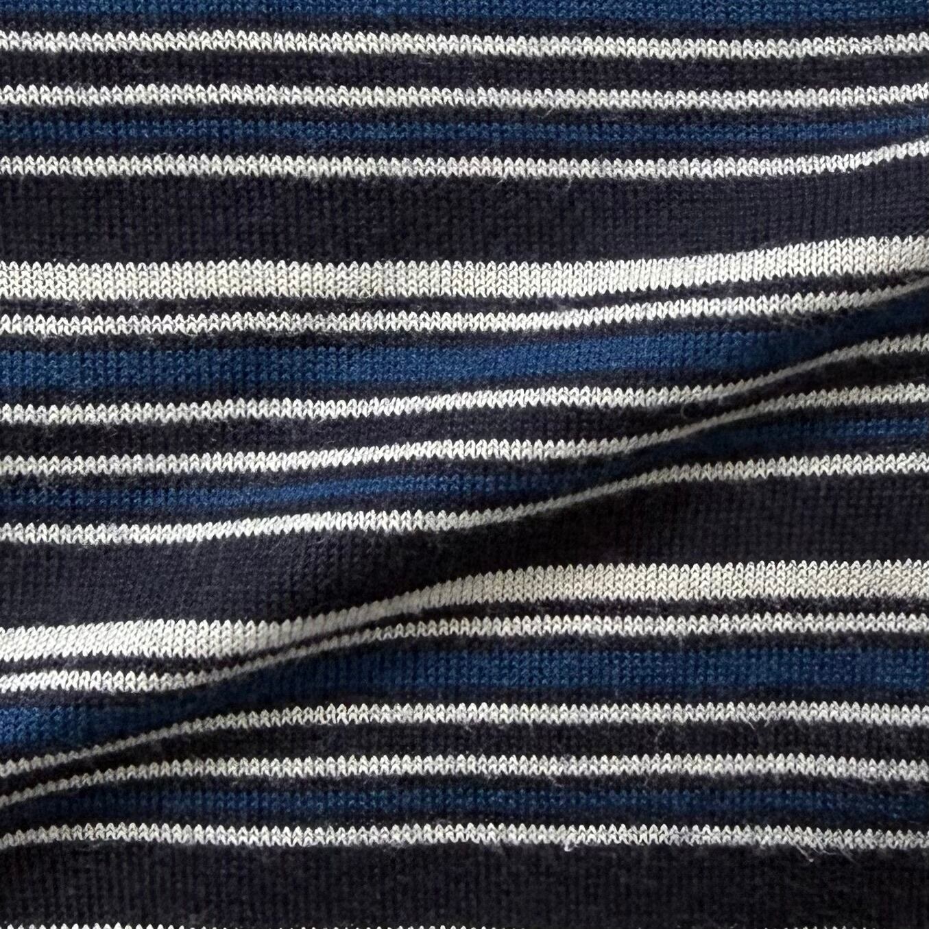 JOHN SMEDLEY 旧タグ シーアイランドコットン マルチボーダー 半袖