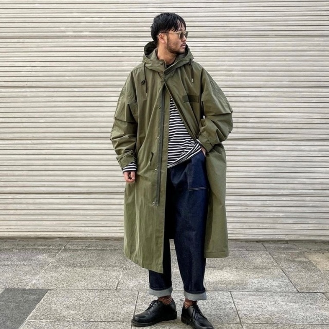 sacai Nike 抗する トレンチコート モッズコート レインコート Lサイズ 