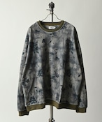 ATELANE flower print crew neck (KHA) 20A-24161