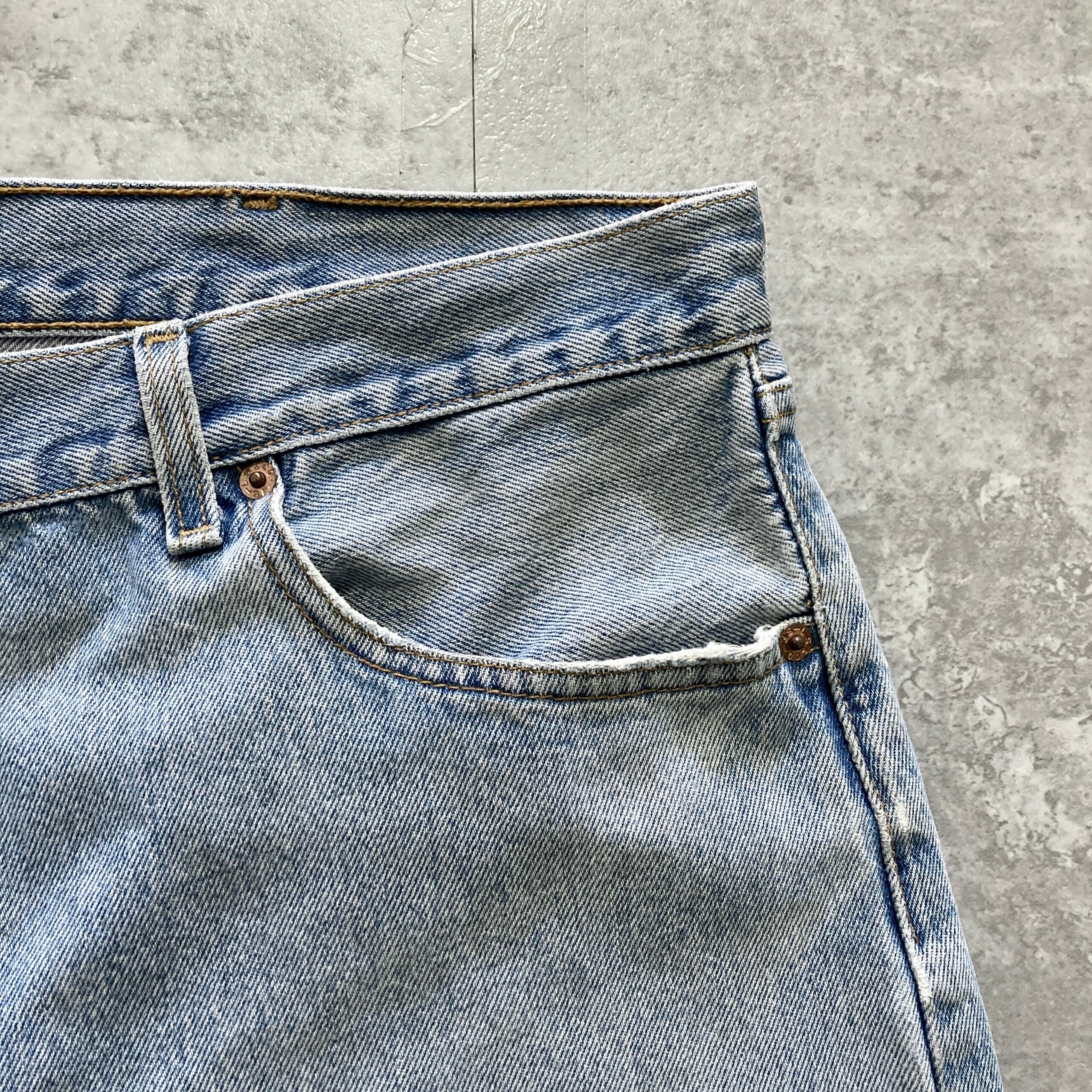 W40 L32】00's Levis 501 リーバイス ボタン裏刻印647 02年製 ボタン