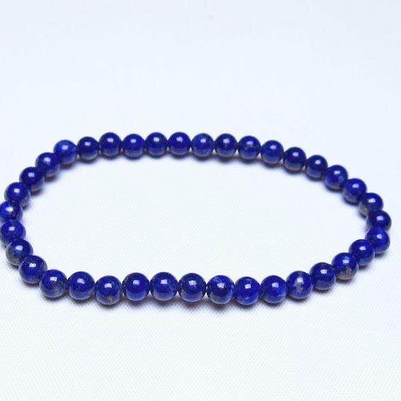 ラピスラズリ ブレスレット 5mm 一点物 メール便可 [M便 1/10] 111-48505