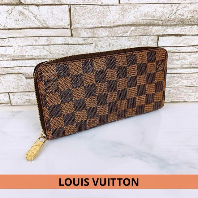 【極美品】LOUISVUITTON ダミエ ジッピーウォレット 長財布 ヴィトン