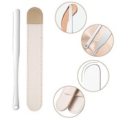 スパチュラ メイク 【3個セット】スパチュラ化粧品ツール+ステンレス・パレット 化粧品 メイク用スパチュラファンデーション、アイシャドウ、口紅を混ぜ合わせるDIYファンデーションクラフト