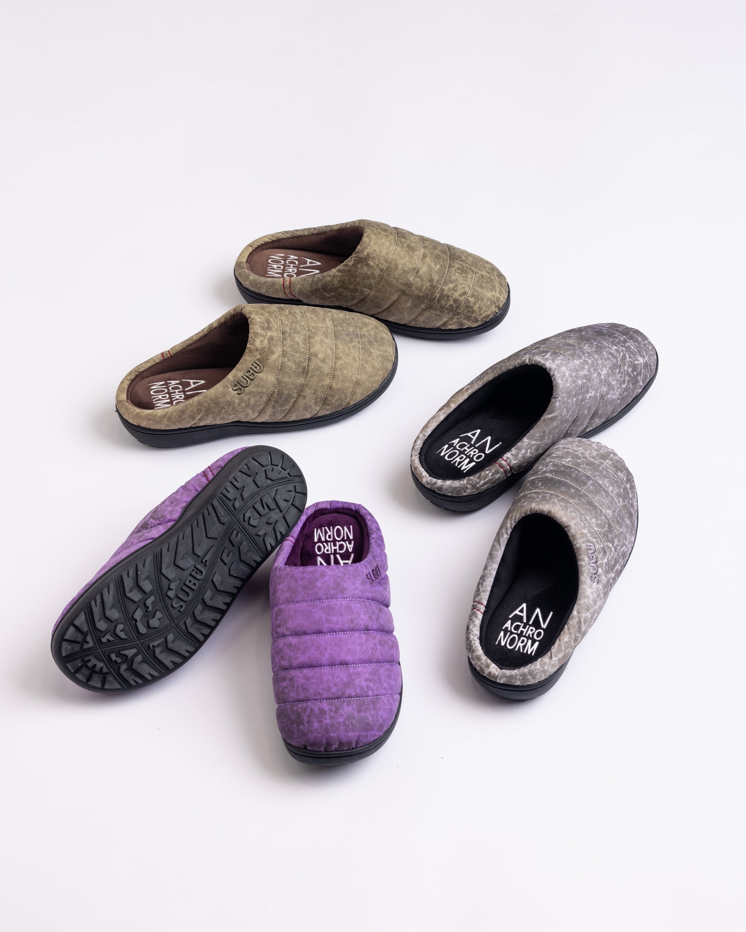 SUBU×ANACHRONORM/スブ×アナクロノーム DIRTPAINT NYLON SANDAL ANSB001