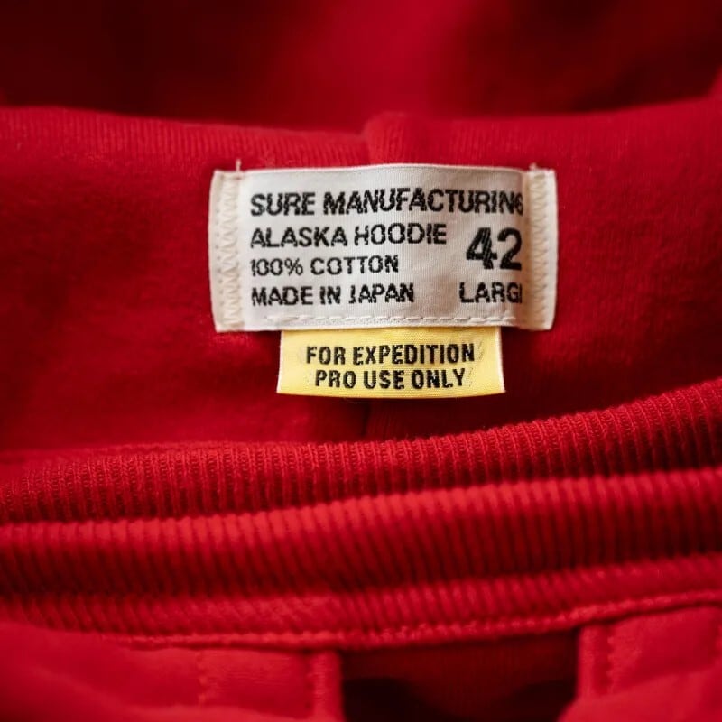 XX DEVELOPMENT SURE'S ALASKA HOODIE 25 W FACE BLACK&NASVY&RED