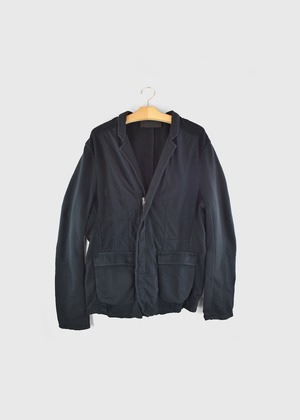 HAIDER ACKERMANN｜M20S-HAD-SW03 "Cotton Sweat Zip Jacket" BLACK