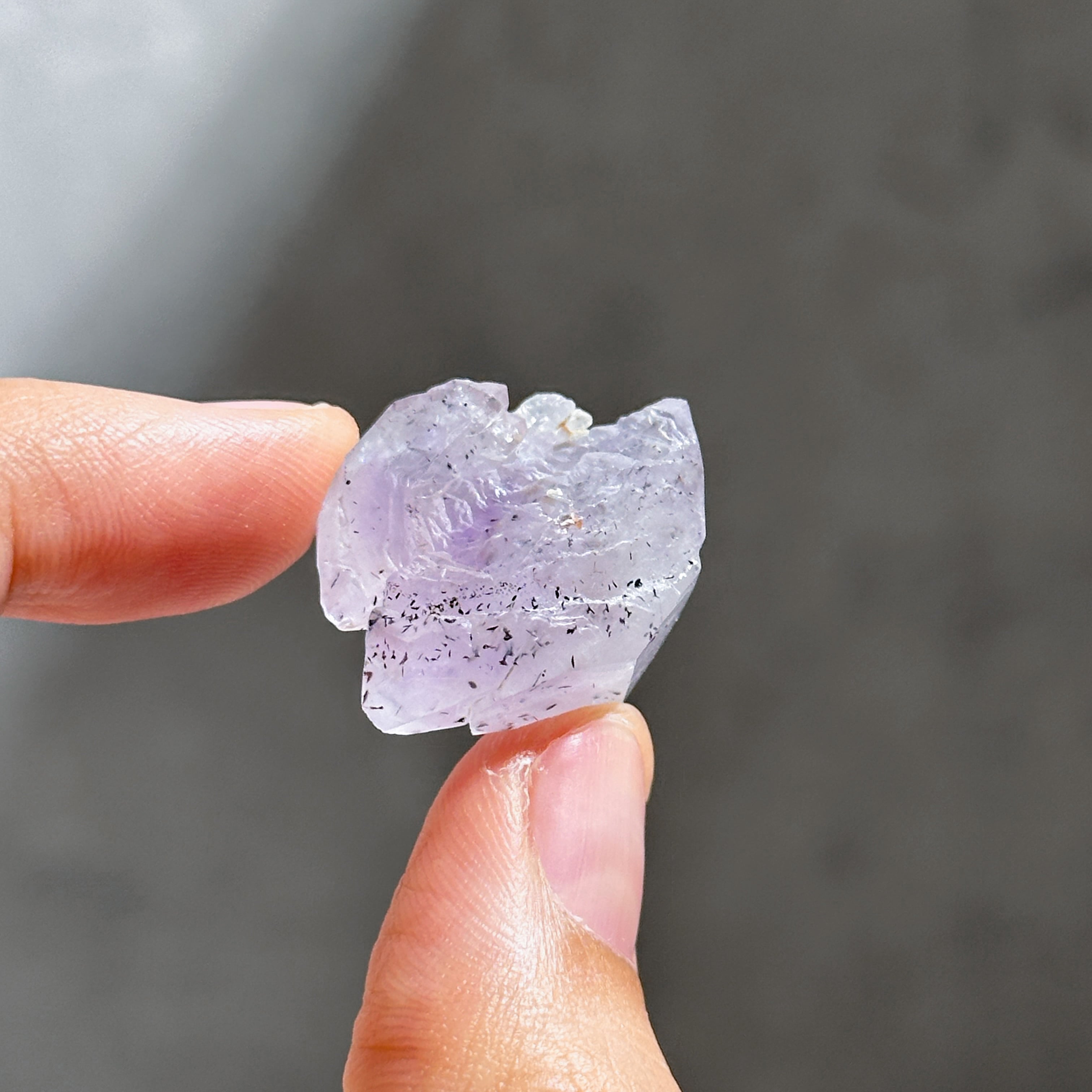 アメリカ産ヘマタイトインアメジスト 原石27◇ Hematite in Amethyst