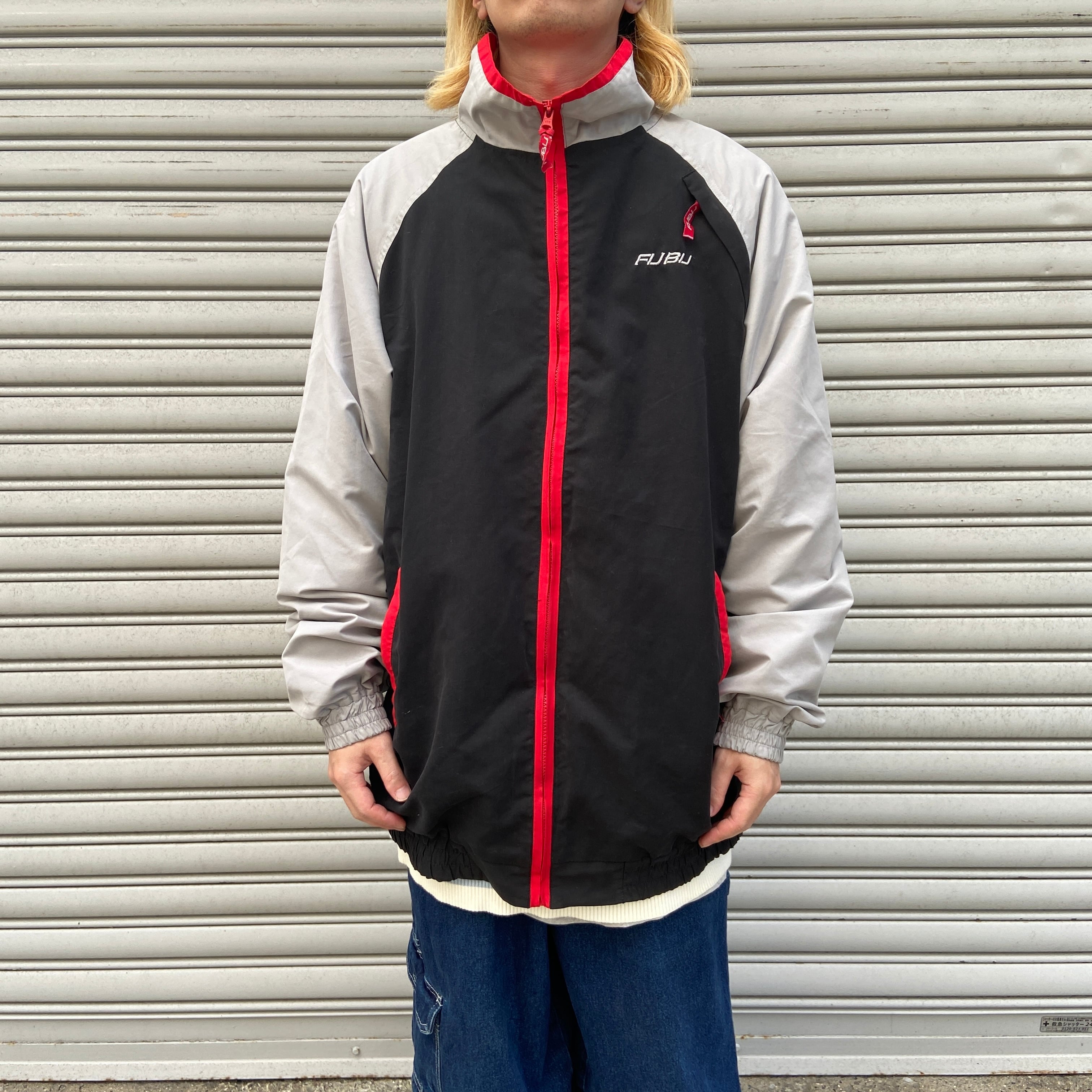 送料無料』FUBU フブ 90s ナイロンジャケット ラグラン 切替配色 送料無料』FUBU フブ 90s ナイロンジャケット ラグラン 切替配色