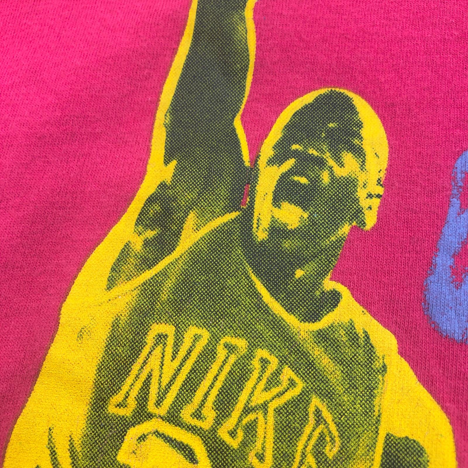 NIKE ナイキ 90年代 USA製 AIR JORDAN 銀タグ スポーツ プリント T