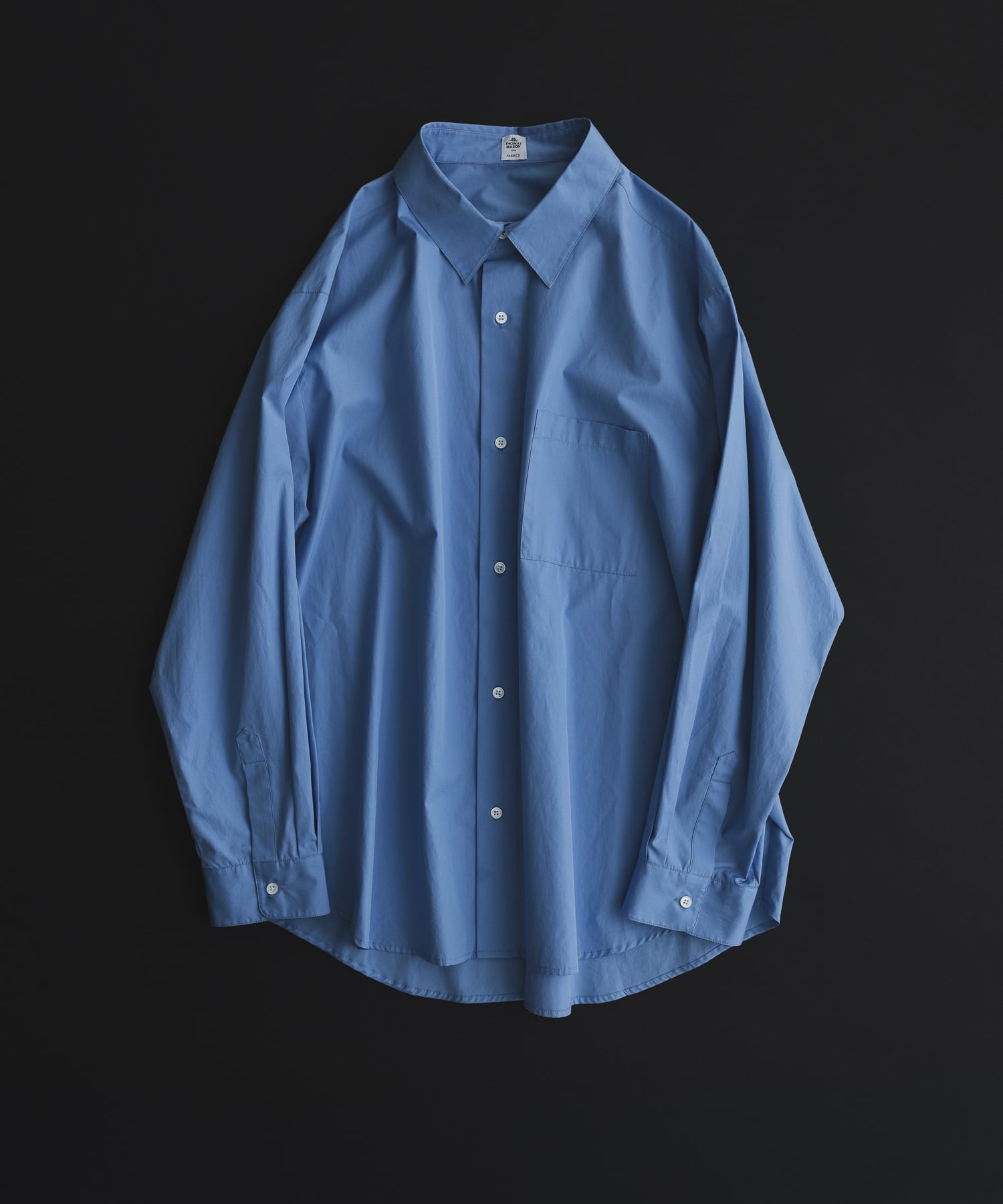 THOMAS MASON】loose basic oversize shirt〈 Blue 〉 | remer