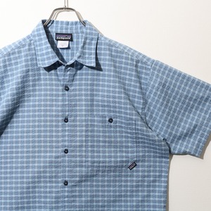 極美品 L 05年 Puckerware Shirt Patagonia パッカーウェアシャツ パタゴニア  シアサッカー