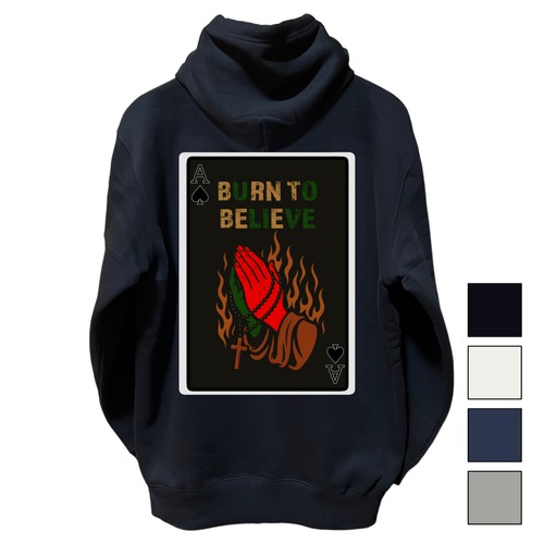 [GMTB] Hoodie ACE OF SPADES, BURN TO BELIEVE (2025AW03)