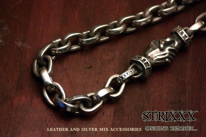 08 シェイクハンドウォレットチェーン | STRIXXX sterling leather