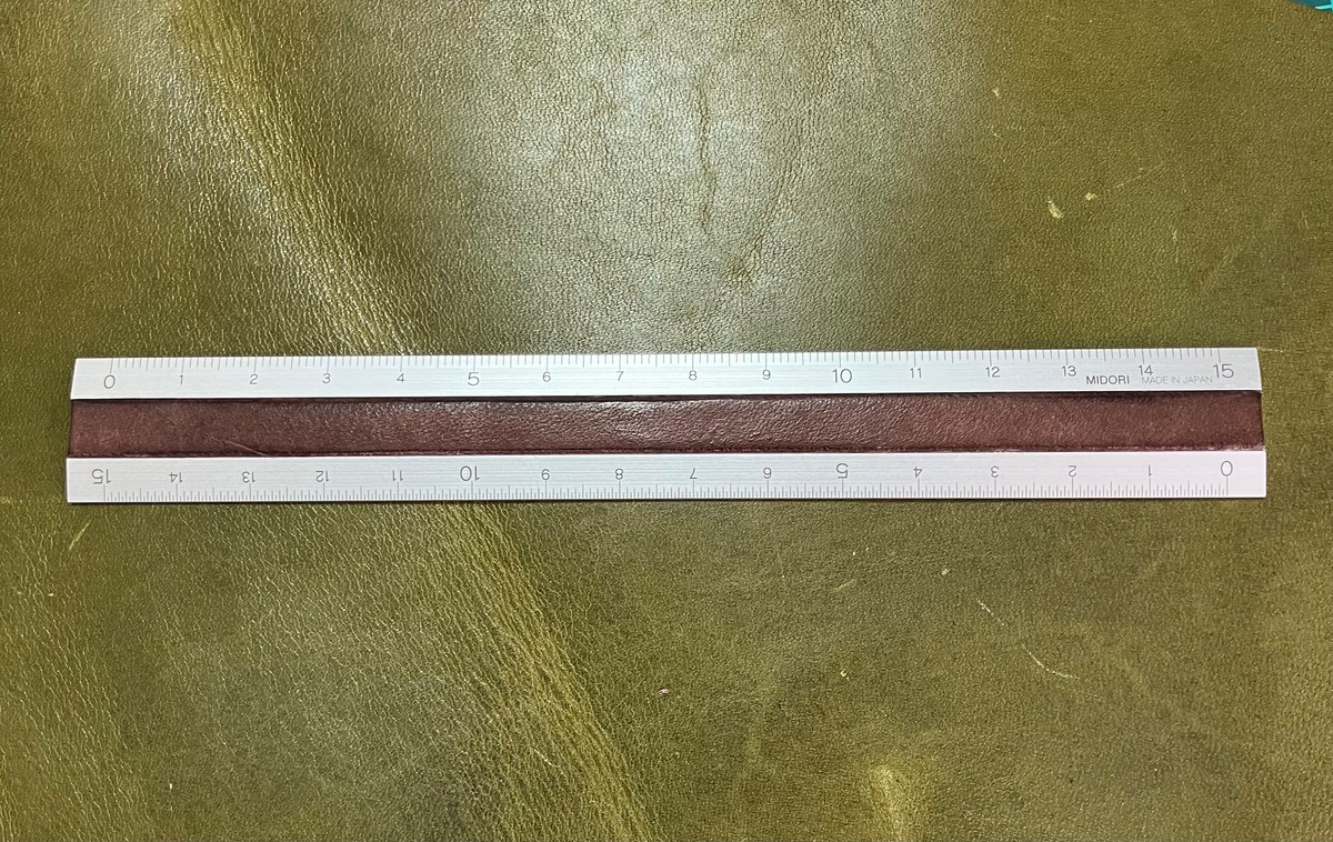 レザー定規 プエブロ ペトローリオ 15cm | まぐしょ工房