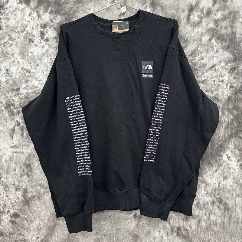 supreme×Northface トレーナー 着用1回 - トップス