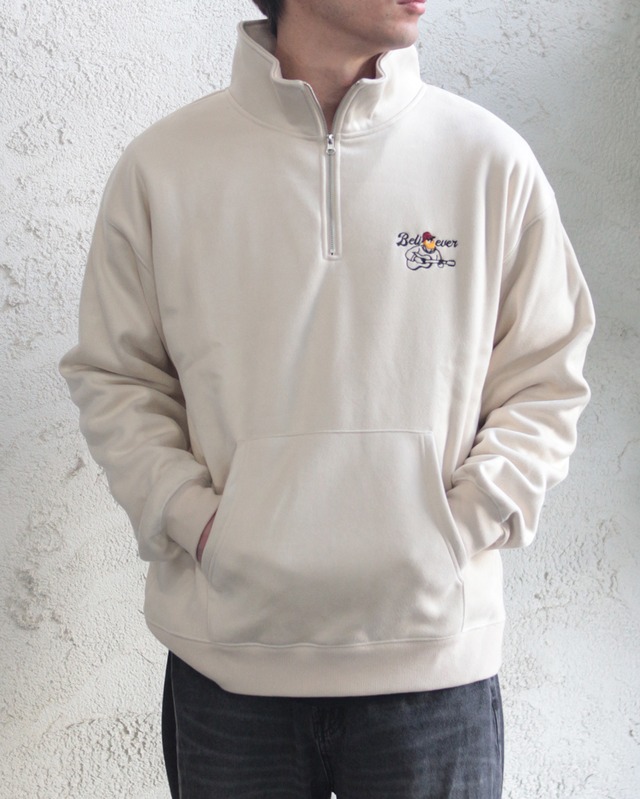 【Select】おっさんハーフジップ ボンディングスエード　(251252)