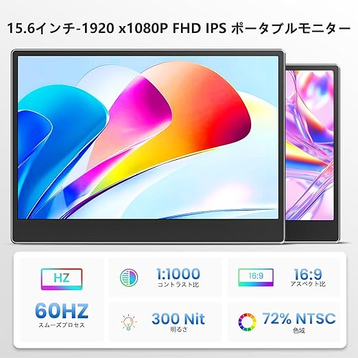 デュアルディスプレイ ダブルモニター トリプルモバイルモニター 14