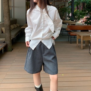wide half pants J00086