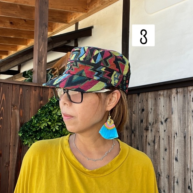 エスニックワークキャップ