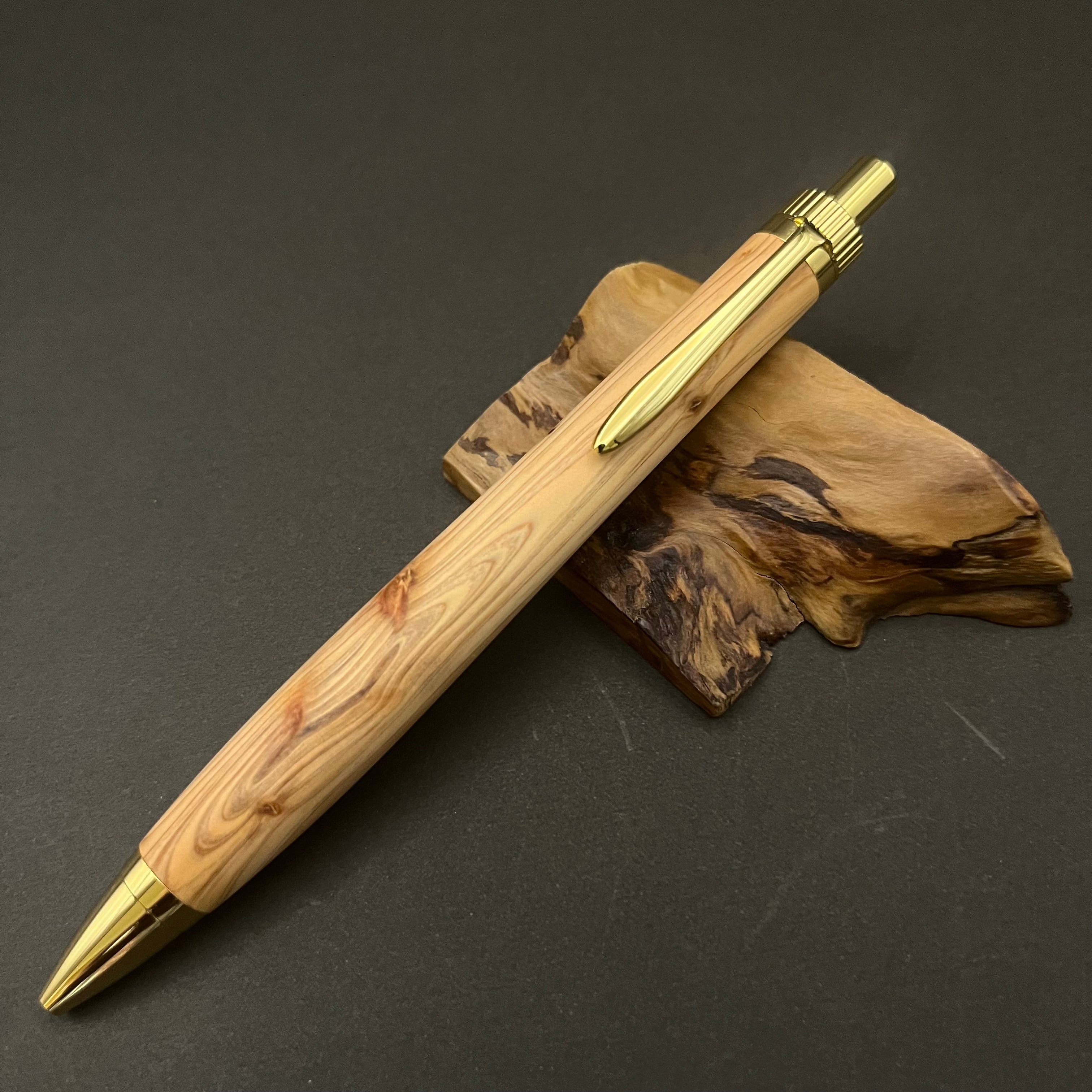 吉野杉 木軸シャープペン 固定式口金仕様 | やまだ工房