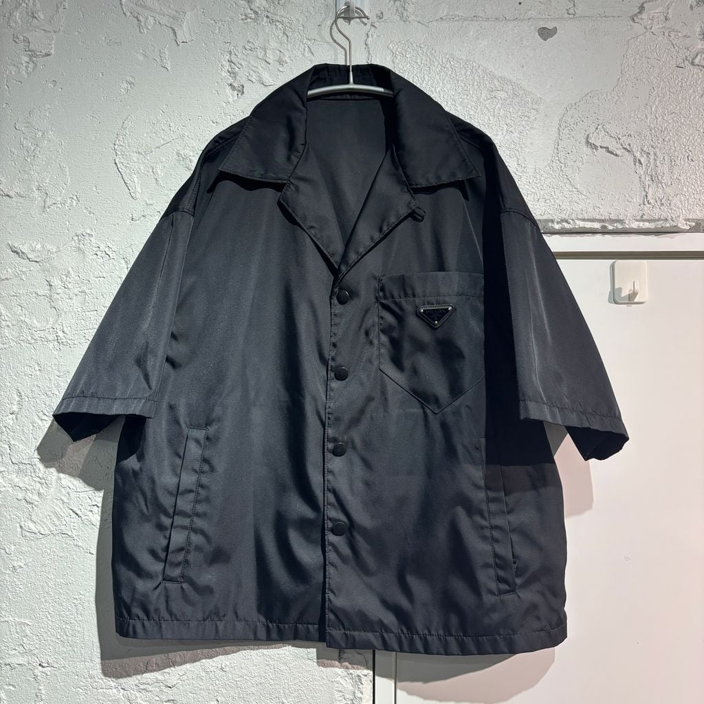 PRADA プラダ 21SS Re-Nylon Short Sleeve Shirt ナイロン半袖シャツ