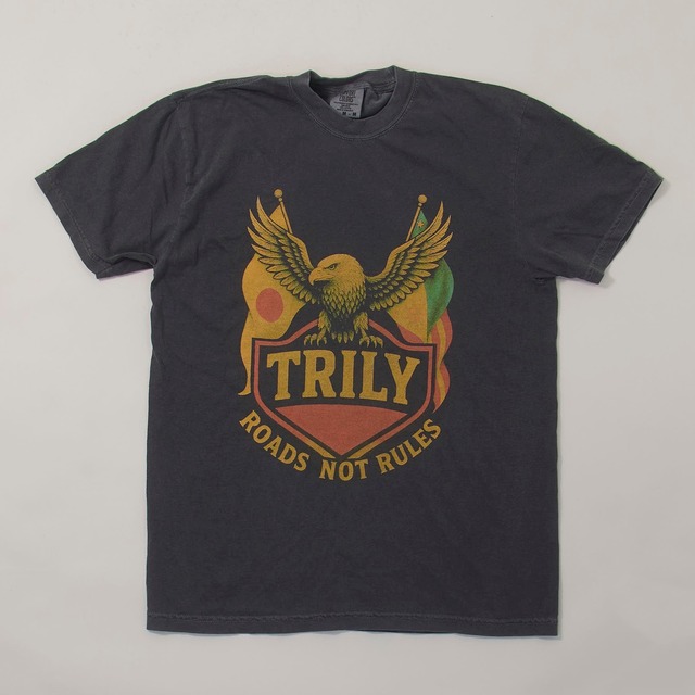 【TRILY(トライリー)】ガーメイトダイTシャツ / PEPPER / WHITE