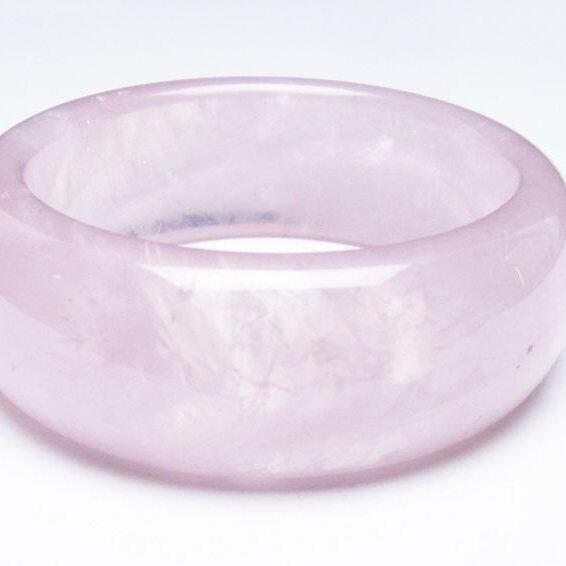 ローズクォーツ バングル 一点物 メール便可 [M便 1/10] 111-37073