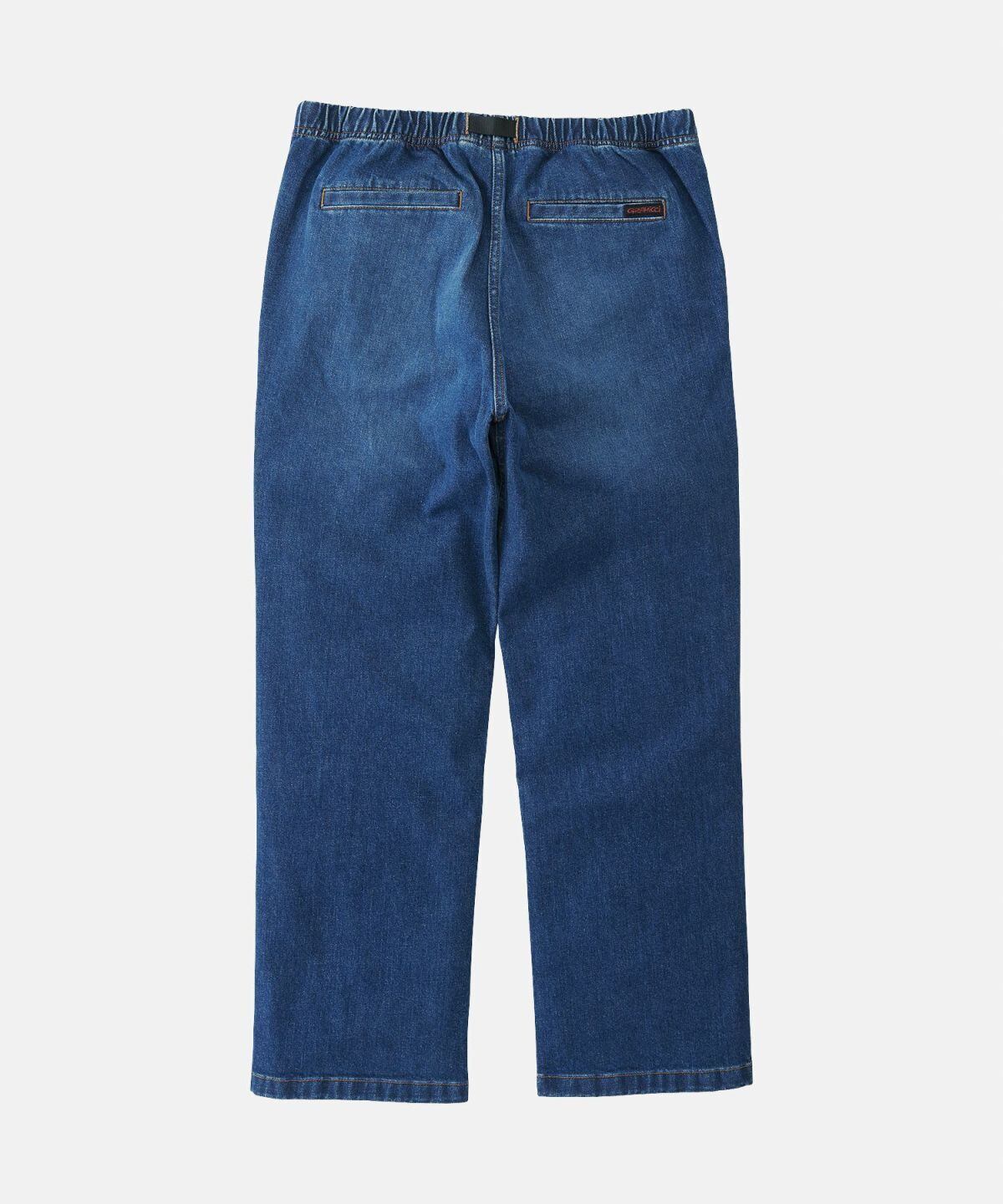 GRAMICCI グラミチ ストレッチ デニム STRETCH DENIM ストレート レギュラー フィット パンツ ボトムス REGULAR FIT PANT デニムパンツ GMP5-SJP13 Gramicci (ｸﾞﾗﾐﾁ) - STRETCH DENIM STRAIGHT REGULAR FIT PANT (ｽﾄﾚｯﾁ